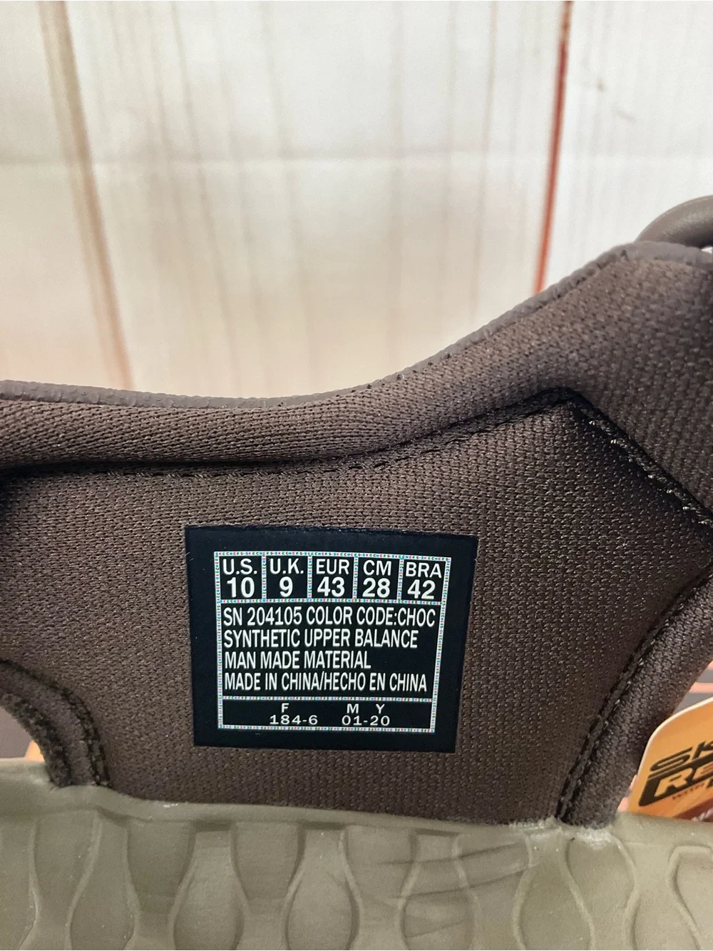 Skechers Men’s Brown Adjustable Strap Sandals Size 10 New